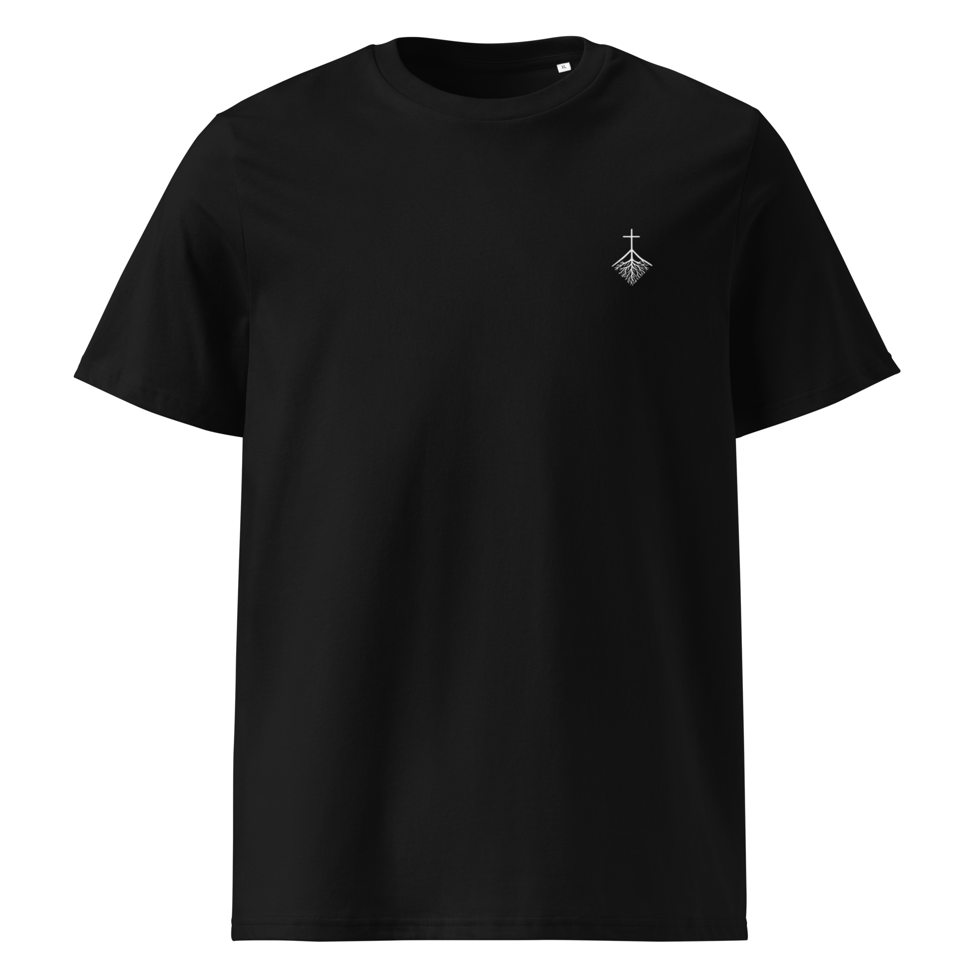 CLVRY Verse Tee — Black (front)