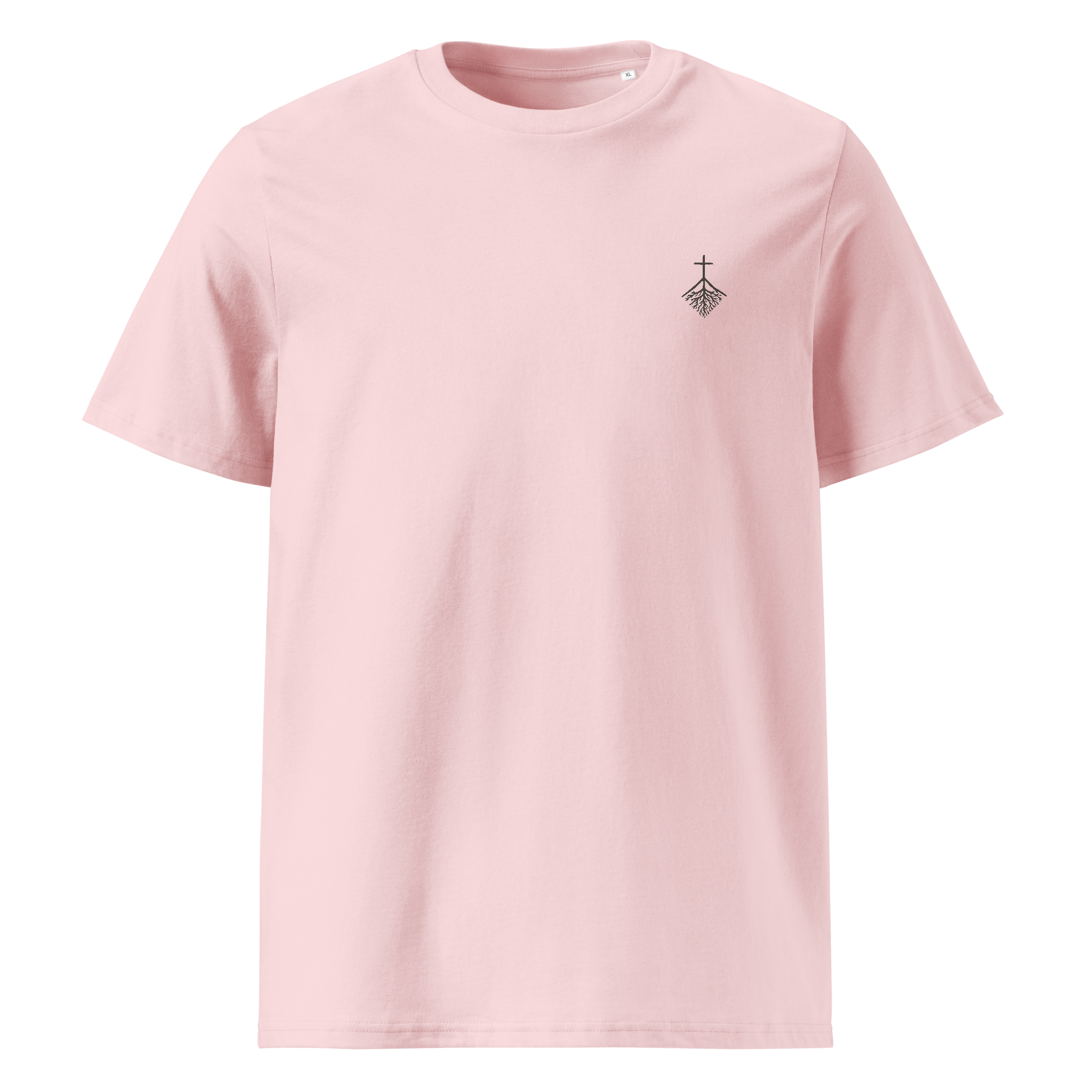 CLVRY Verse Tee — Pink (front)
