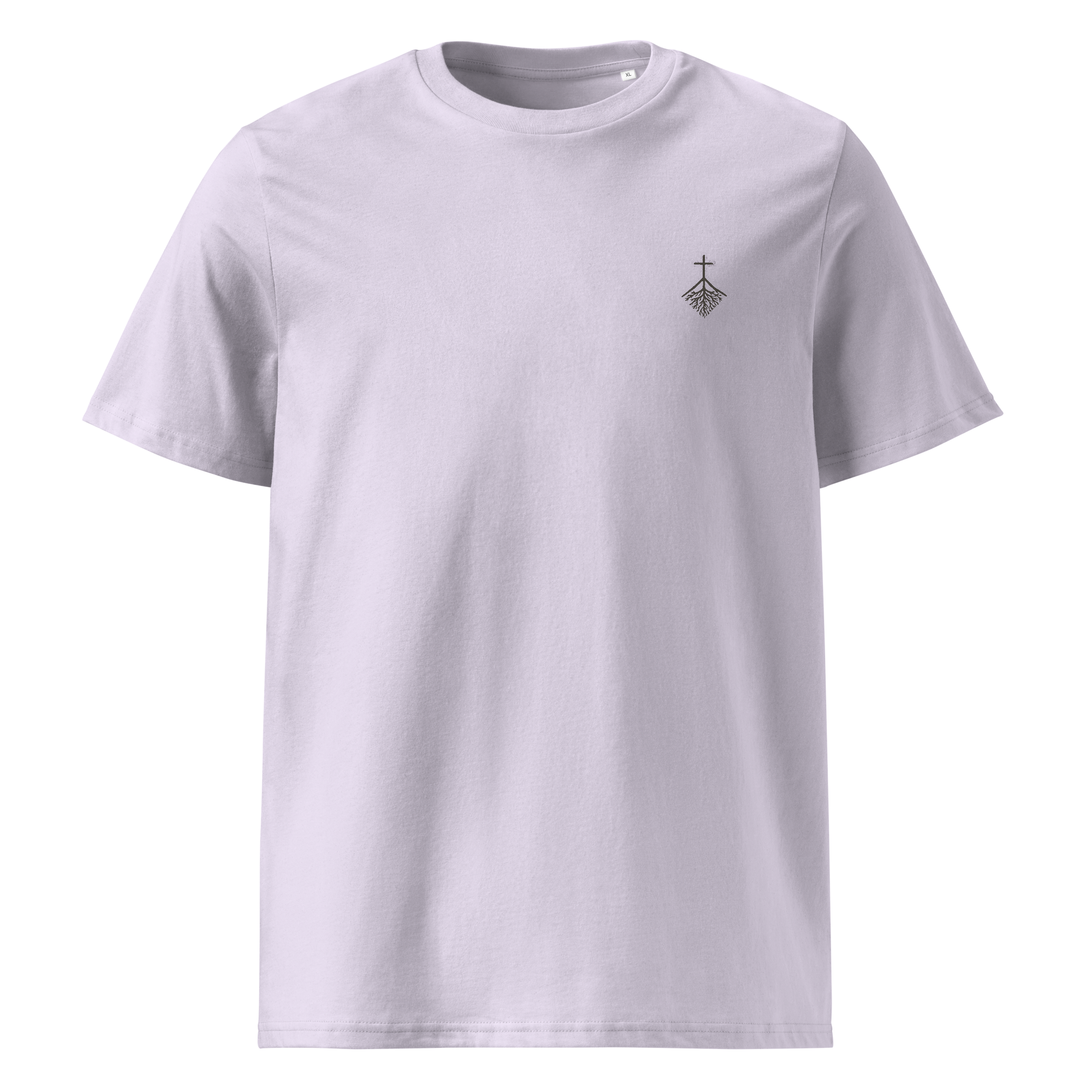 CLVRY Verse Tee — Lavender (front)